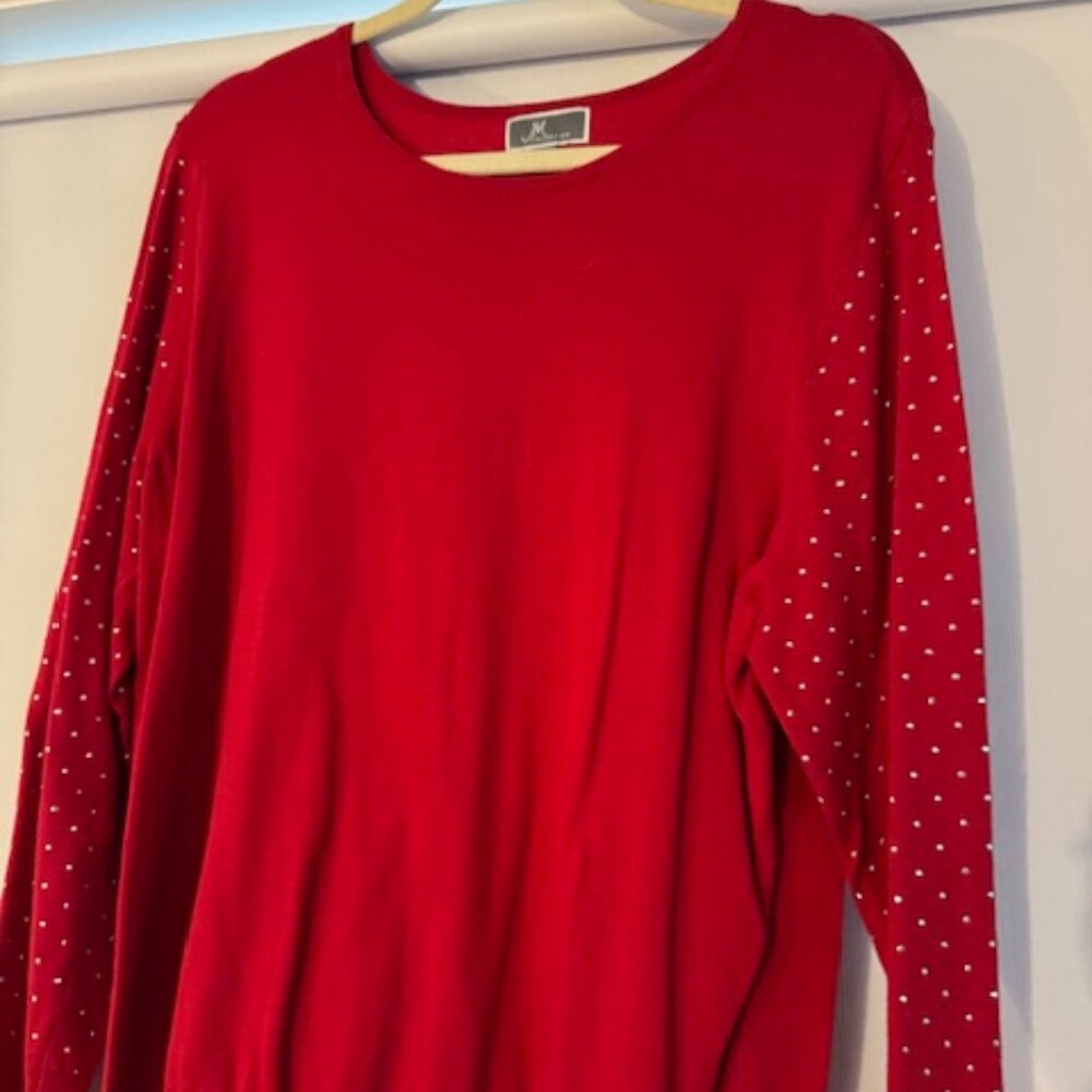 Red Sparkle Sweater